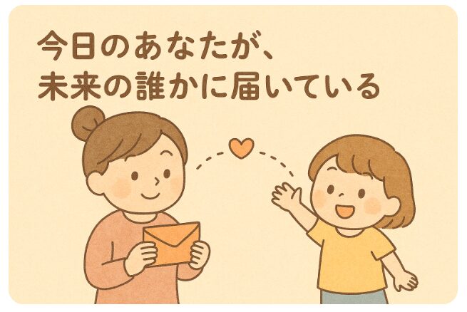 アイキャッチ　今日のあなたが未来